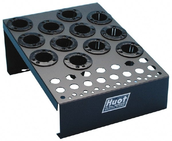 Huot - 12-1/2 Inches Width x 6-3/4 Inches Height NC Tool Holder and DA Collet Rack - USA Tool & Supply
