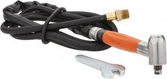 Dotco - 1/8" Collet, Angle Handle, Air Angle Die Grinder - 80,000 RPM, Rear Exhaust, 9 CFM, 0.1 hp, 90 psi, 1/8" Inlet - USA Tool & Supply