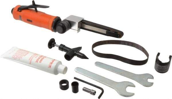 Dotco - 1/2 Inch, 12,000 RPM Air Belt Sander - 0.3 Hp, 1/4 Inch Inlet, 16 CFM - USA Tool & Supply