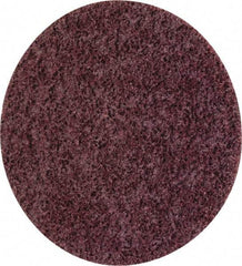 3M - 4-1/2" Coarse Grade Ceramic Deburring Disc - Quick Change Connection, Maroon, 13,300 Max RPM - USA Tool & Supply