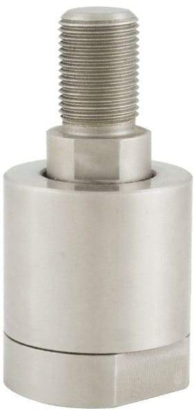 Made in USA - Air Cylinder Self-Aligning Rod Coupler - For 3/4-16 Air Cylinders, Use with Hydraulic & Pneumatic Cylinders - USA Tool & Supply