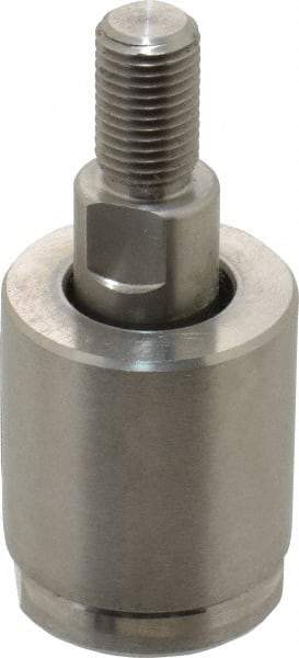 Made in USA - Air Cylinder Self-Aligning Rod Coupler - For 7/16-20 Air Cylinders, Use with Hydraulic & Pneumatic Cylinders - USA Tool & Supply