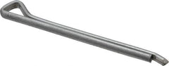 Made in USA - 3/16" Diam x 2-1/2" Long Hammerlock Cotter Pin - Grade 2, Zinc-Plated, Steel - USA Tool & Supply