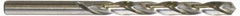 Cleveland - 3/8" 118° High Speed Steel Jobber Drill - Bright Finish, Right Hand Cut, Spiral Flute, Straight Shank, 5" OAL, Split Point - USA Tool & Supply