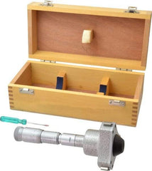 SPI - 100 to 125mm, 140mm Gage Depth, Mechanical Inside Hole Micrometer - 0.001mm Graduation, 0.002mm Accuracy, Ratchet Stop Thimble - USA Tool & Supply