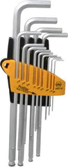 Wiha - 13 Piece L Key Standard Hex Key Set - Hex Range from 0.05 to 3/8" - USA Tool & Supply