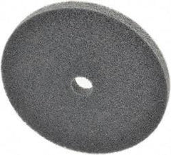 3M - 6" Diam, 1/2" Face Width, 3/4" Center Hole, Fine Grade, Silicon Carbide Deburring Wheel - Unitized, Soft Density 2 Grade, 5,000 RPM - USA Tool & Supply