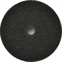 3M - 3" Diam, 1/4" Face Width, 3/8" Center Hole, Fine Grade, Silicon Carbide Deburring Wheel - Unitized, Soft Density 3 Grade, 12,100 RPM - USA Tool & Supply