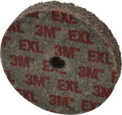 3M - 3" Diam, 1/2" Face Width, 3/8" Center Hole, Very Coarse Grade, Aluminum Oxide Deburring Wheel - Unitized, Hard Density 8 Grade, 15,100 RPM - USA Tool & Supply