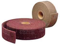 3M - 30' Long x 36" Wide Nonwoven Roll - Nonabrasive Grade, White, Talc - USA Tool & Supply