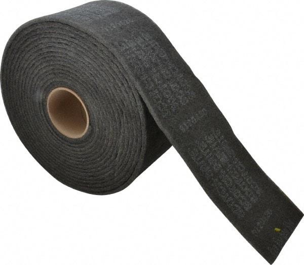 3M - 30' Long x 5" Wide Nonwoven Roll - Very Fine Grade, Gray, Silicon Carbide - USA Tool & Supply