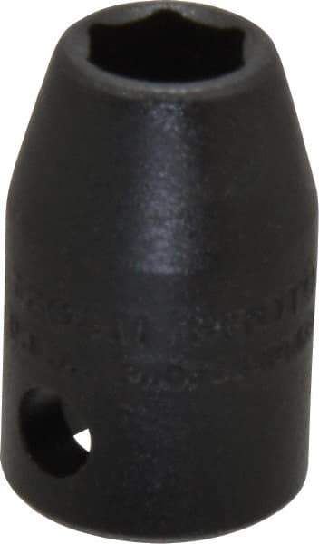 Proto - 3/8" Drive 8mm Standard Impact Socket - 6 Points, 1-1/32" OAL - USA Tool & Supply