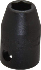Proto - 3/8" Drive 8mm Standard Impact Socket - 6 Points, 1-1/32" OAL - USA Tool & Supply