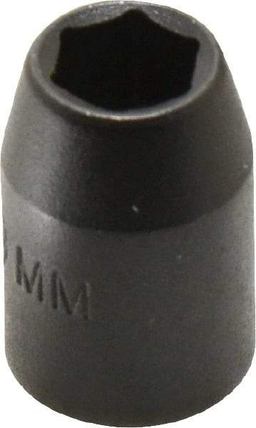 Proto - 3/8" Drive 9mm Standard Impact Socket - 6 Points, 1-1/32" OAL - USA Tool & Supply