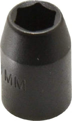 Proto - 3/8" Drive 9mm Standard Impact Socket - 6 Points, 1-1/32" OAL - USA Tool & Supply