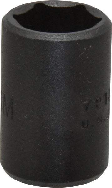 Proto - 3/8" Drive 13mm Standard Impact Socket - 6 Points, 1-3/32" OAL - USA Tool & Supply