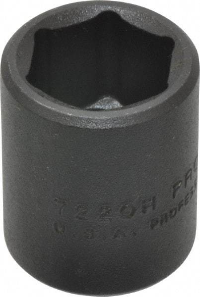 Proto - 3/8" Drive 5/8" Standard Impact Socket - 6 Points, 1-3/32" OAL - USA Tool & Supply