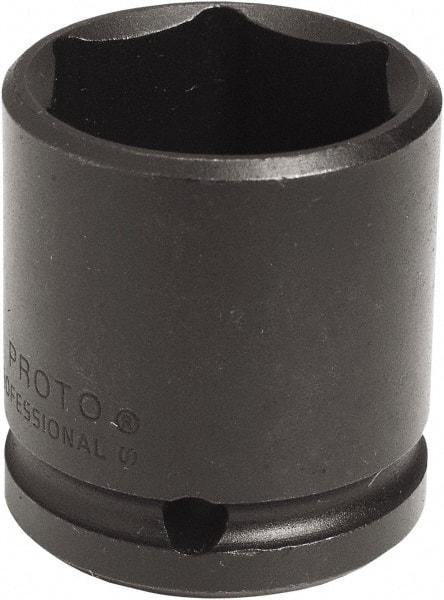 Proto - 1/2" Drive 3/4" Standard Impact Socket - 6 Points, 1-1/2" OAL - USA Tool & Supply