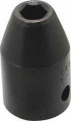 Proto - 1/2" Drive 8mm Standard Impact Socket - 6 Points, 1-1/2" OAL - USA Tool & Supply