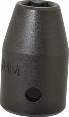 Proto - 1/2" Drive 10mm Standard Impact Socket - 6 Points, 1-1/2" OAL - USA Tool & Supply