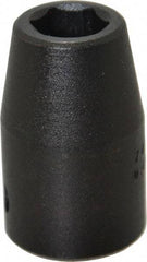 Proto - 1/2" Drive 12mm Standard Impact Socket - 6 Points, 1-1/2" OAL - USA Tool & Supply