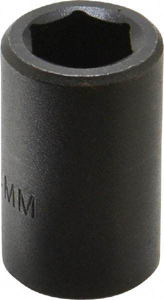 Proto - 1/2" Drive 14mm Standard Impact Socket - 6 Points, 1-1/2" OAL - USA Tool & Supply