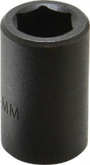 Proto - 1/2" Drive 14mm Standard Impact Socket - 6 Points, 1-1/2" OAL - USA Tool & Supply