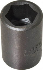 Proto - 1/2" Drive 17mm Standard Impact Socket - 6 Points, 1-1/2" OAL - USA Tool & Supply