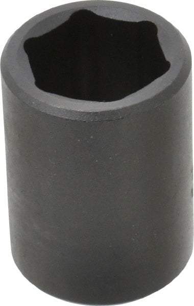 Proto - 1/2" Drive 21mm Standard Impact Socket - 6 Points, 1-39/64" OAL - USA Tool & Supply