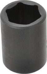 Proto - 1/2" Drive 21mm Standard Impact Socket - 6 Points, 1-39/64" OAL - USA Tool & Supply