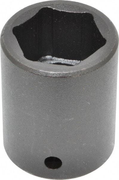 Proto - 1/2" Drive 25mm Standard Impact Socket - 6 Points, 1-3/4" OAL - USA Tool & Supply