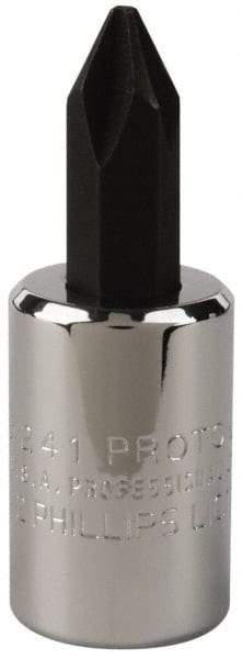 Proto - Screwdriver & Drag Link Sockets Type: Phillips Screwdriver Socket Drive Size (Inch): 3/8 - USA Tool & Supply