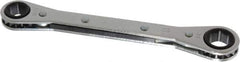 Proto - 3/8" x 7/16" 6 Point Ratcheting Box Wrench - Double End, 5-1/2" OAL, Steel - USA Tool & Supply