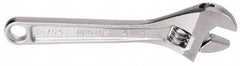 Proto - 2-1/16" Jaw Capacity, 18" Standard Adjustable Wrench - Steel, Chrome Finish - USA Tool & Supply