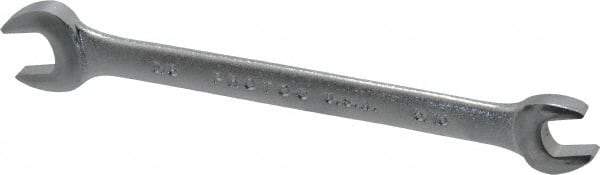 Proto - 5/16" x 3/8" Standard Open End Wrench - 5-1/8" OAL, Double End, Satin Finish, 15° Head Angle - USA Tool & Supply