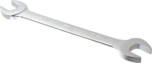 Proto - 11/16" x 25/32" Standard Open End Wrench - 8-7/8" OAL, Double End, Satin Finish, 15° Head Angle - USA Tool & Supply