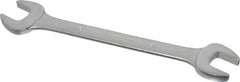 Proto - 13/16" x 7/8" Standard Open End Wrench - 10-1/8" OAL, Double End, Satin Finish, 15° Head Angle - USA Tool & Supply