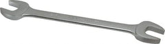 Proto - 15/16" x 1" Standard Open End Wrench - 11-1/2" OAL, Double End, Satin Finish, 15° Head Angle - USA Tool & Supply