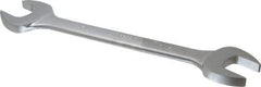 Proto - 1-1/2" x 1-5/8" Standard Open End Wrench - 17" OAL, Double End, Satin Finish, 15° Head Angle - USA Tool & Supply