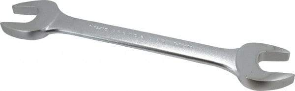 Proto - 1-11/16" x 1-13/16" Standard Open End Wrench - 18-1/2" OAL, Double End, Satin Finish, 15° Head Angle - USA Tool & Supply