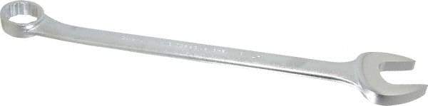 Proto - 1-7/16" 12 Point Offset Combination Wrench - 15° Offset Angle, 19-3/8" OAL, Steel, Satin Finish - USA Tool & Supply