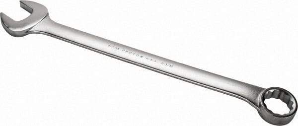 Proto - 2-3/16" 12 Point Offset Combination Wrench - 15° Offset Angle, 29-1/2" OAL, Steel, Satin Finish - USA Tool & Supply