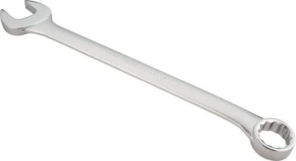 Proto - 2-1/4" 12 Point Offset Combination Wrench - 15° Offset Angle, 29-1/2" OAL, Steel, Satin Finish - USA Tool & Supply