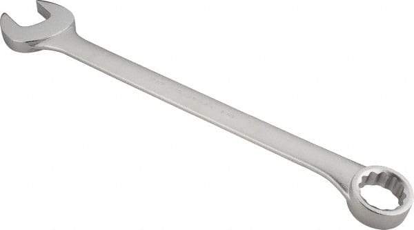 Proto - 2-3/8" 12 Point Offset Combination Wrench - 15° Offset Angle, 31-1/2" OAL, Steel, Satin Finish - USA Tool & Supply