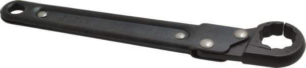 Proto - 3/4", Black Finish, Ratcheting Flare Nut Wrench - 12 Points, 7-1/4" OAL, Steel, Single End Head - USA Tool & Supply