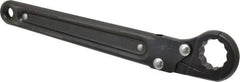 Proto - 7/8", Black Finish, Ratcheting Flare Nut Wrench - 12 Points, 9-3/8" OAL, Steel, Single End Head - USA Tool & Supply