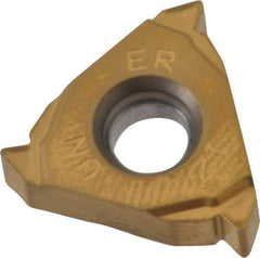 Seco - 16ER External Right Hand 12 UN Laydown Threading Insert - Grade CP500, TiAlN/TiN Coated Carbide - USA Tool & Supply