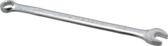 Proto - 8mm 12 Point Offset Combination Wrench - 15° Offset Angle, 5-13/32" OAL, Steel, Satin Finish - USA Tool & Supply