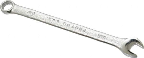 Proto - 9mm 12 Point Offset Combination Wrench - 15° Offset Angle, 5-21/32" OAL, Steel, Satin Finish - USA Tool & Supply