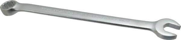 Proto - 22mm 12 Point Offset Combination Wrench - 15° Offset Angle, 12-1/2" OAL, Steel, Satin Finish - USA Tool & Supply